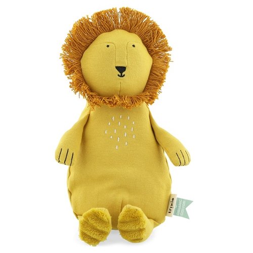 Yellow lion soft toy