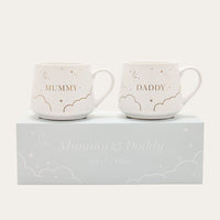 Mugs Mummy and Daddy Set New Dad Gifts.