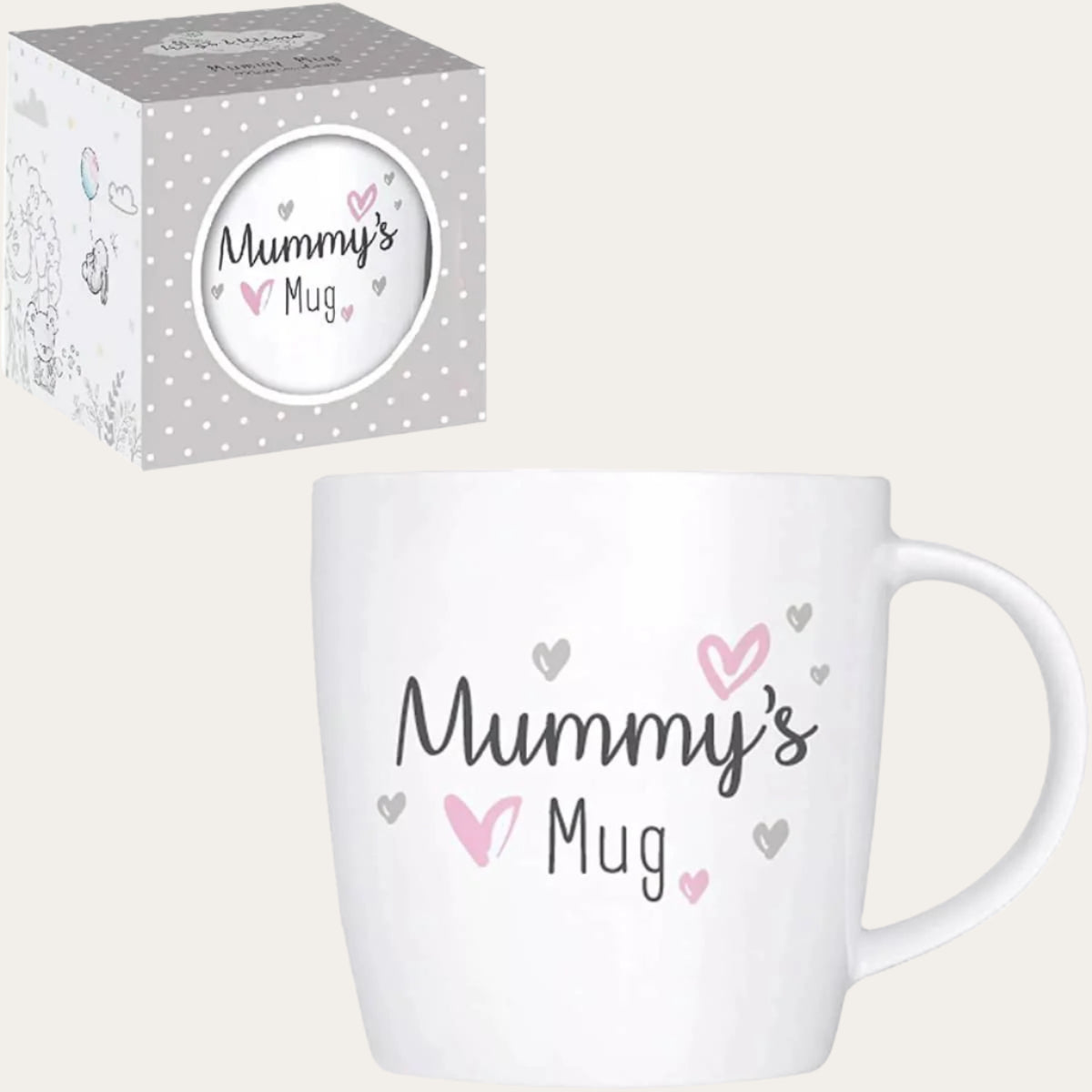 Mummy Mug in White with Gift Box – New Mum Gift