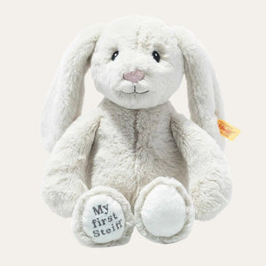 steiff Soft Cuddly Friends My First Hoppie Cream Rabbit Cuddly Toys.
