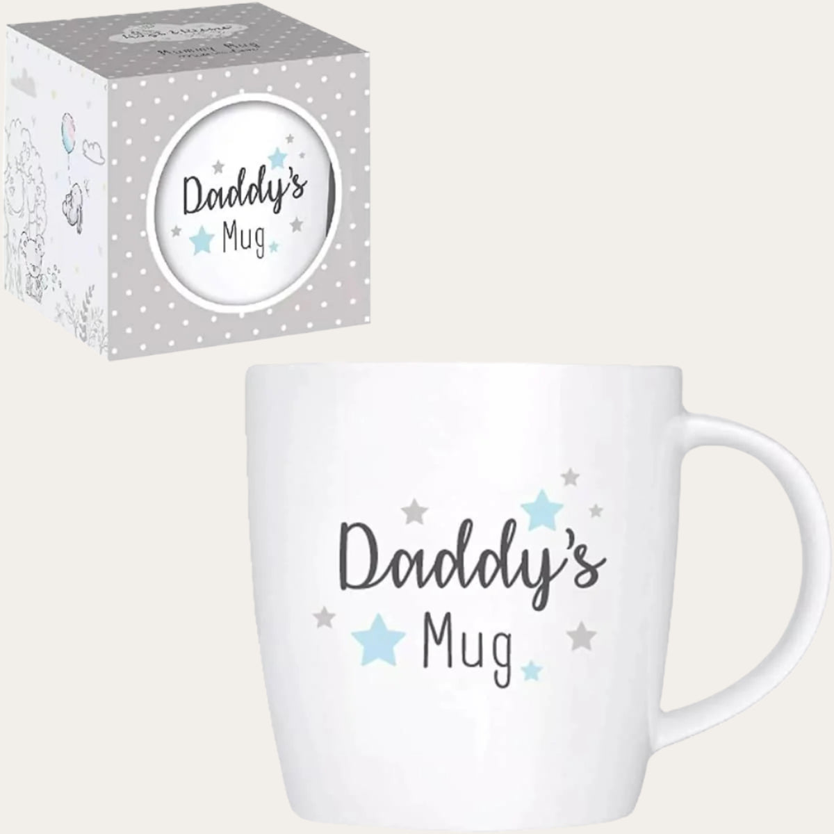 Daddy Mug in White with Gift Box – New Dad Gift