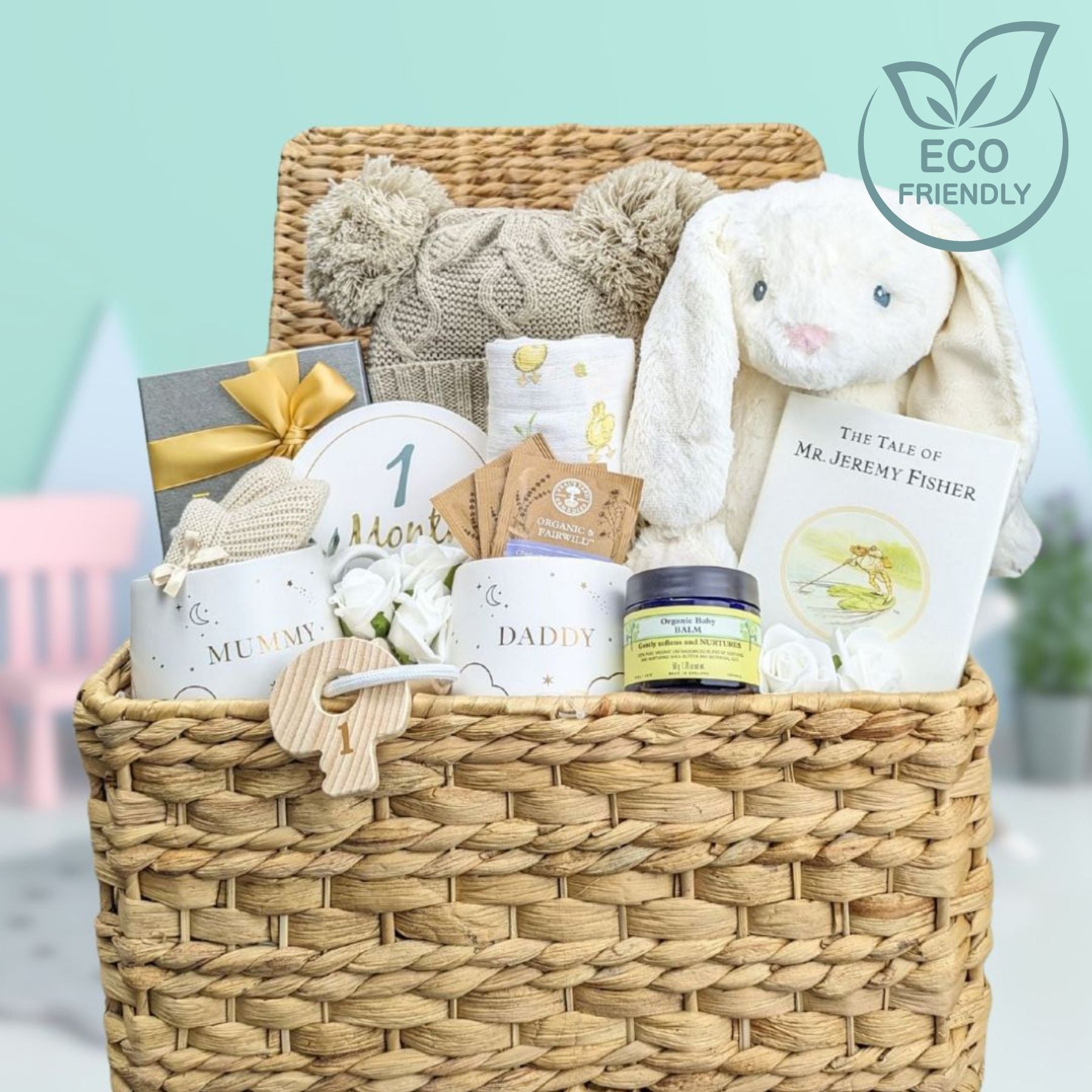 New Parent &amp; Baby &#39;ECO&#39; Basket - Sweet Lullaby New Mum Hampers