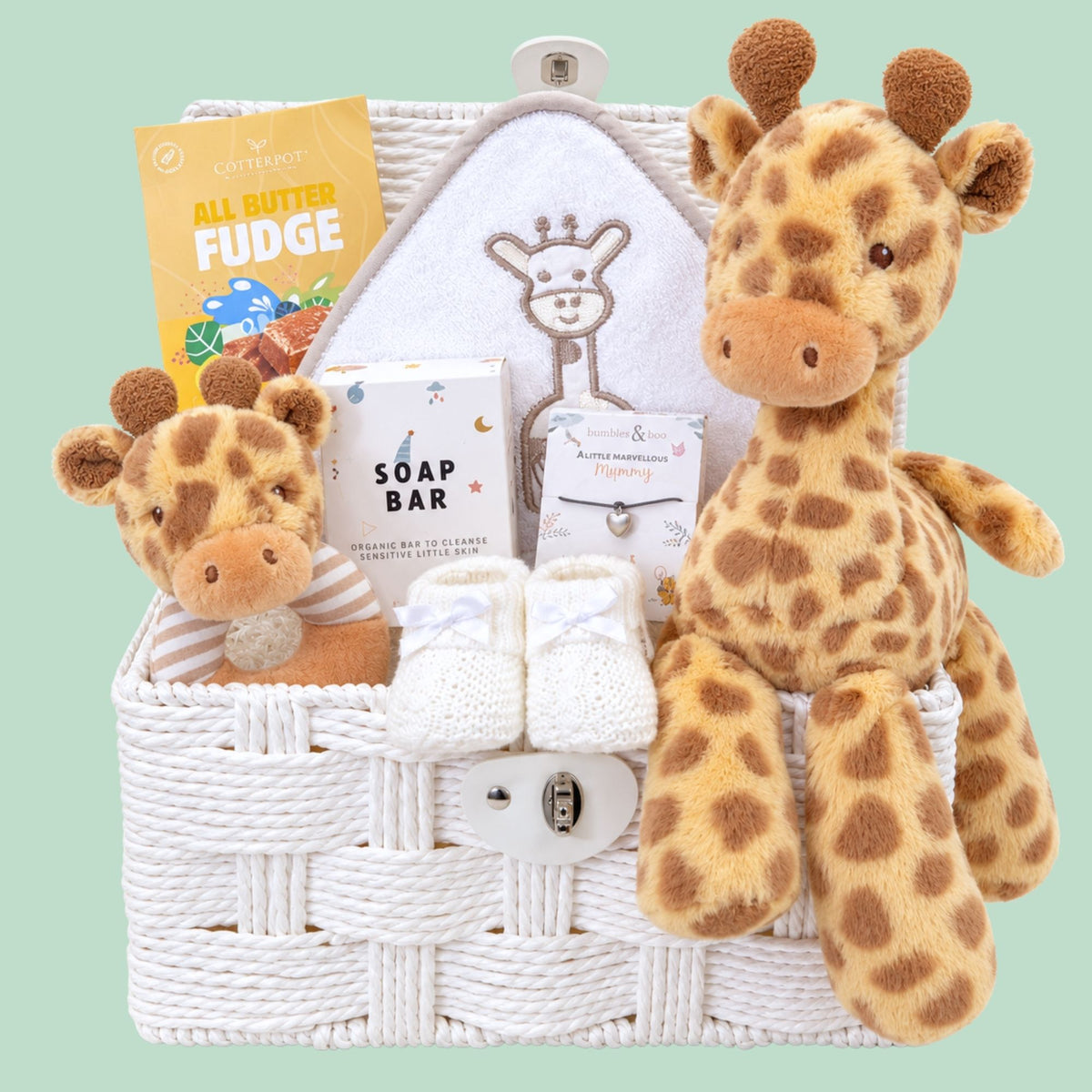 New Parent Gifts Hamper - Giraffe's Cuddles