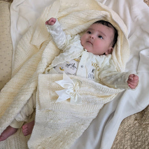 Newborn Baby Safari Clothing Set – Neutral Cream