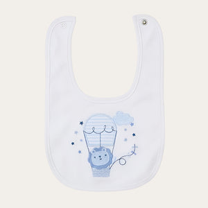 White Blue Layette Set for Baby Boys 0–6 Months