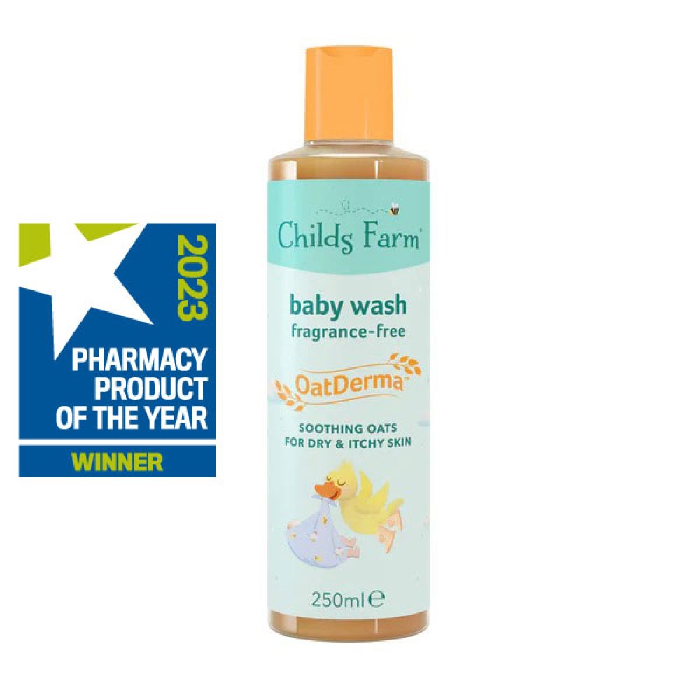 This baby wash has been carefully created with oat oil and colloidal oatmeal to naturally soothe and protect delicate skin. It’s perfect for babies with dry, itchy or eczema prone skin, is fragrance-free and contains no added chemicals so it&#39;s always safe to use.