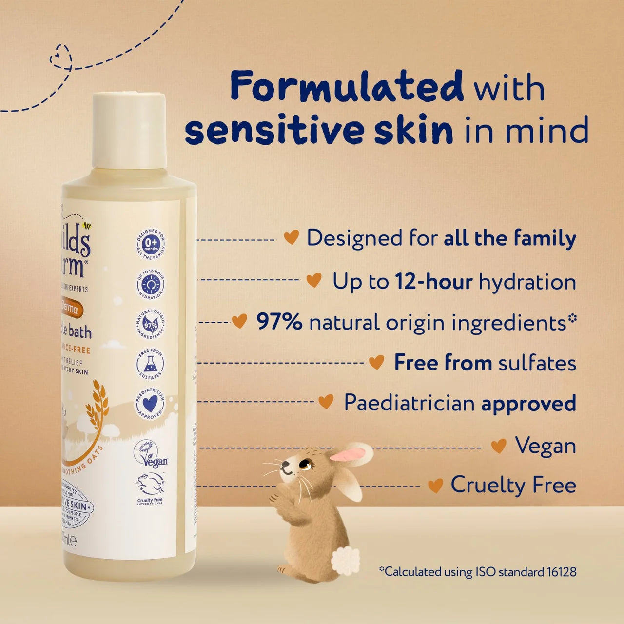 OatDerma Fragrance-Free Newborn Bubble Bath