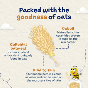 OatDerma Natural Oat Bubble Bath for babi