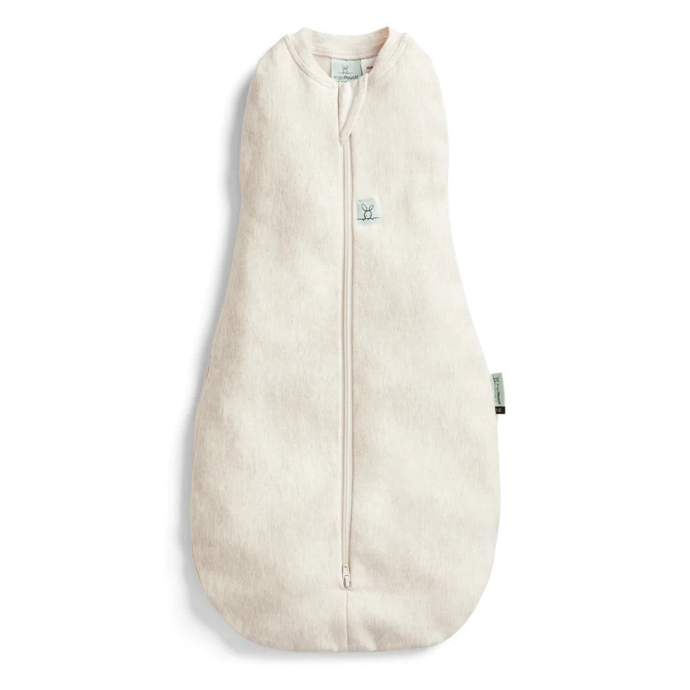 Cream 'cocoon swaddle' baby sleeping bag