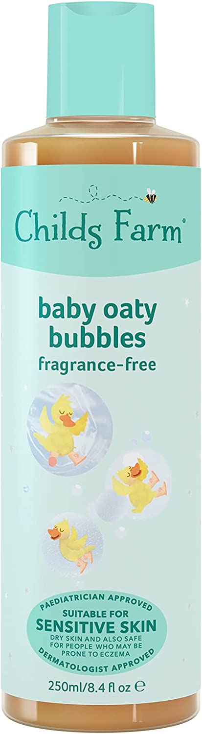 Our Childs Farm Oaty Bubble bath is made with ethically sourced natural ingredients to care for your little one’s skin.