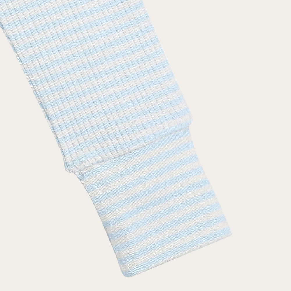 Pastel blue baby essentials layflat