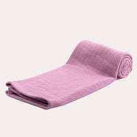 Dusty pink cotton cellular baby blanket folded, 70 x 90 cm