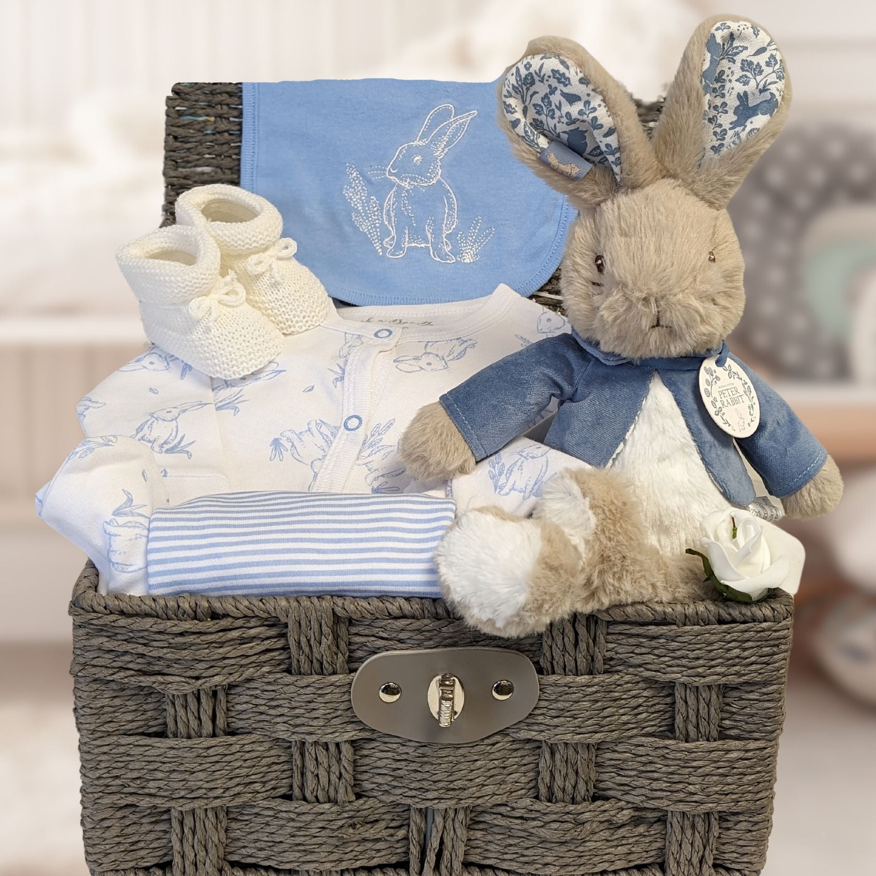 Beatrix Potter New Baby Hamper Basket - Peter Rabbit