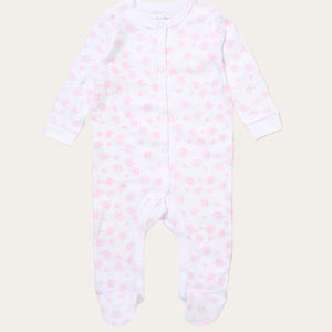 Newborn Clothing Gift Set in Pink & White with Elephant Motif