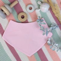 Pink Baby Bandana Bib 0-6 months Bandana Bib.