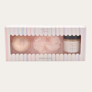Pink Bath Bomb Gift Set - Relaxing Pamper Box