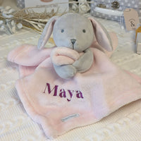 Baby Soother Comforter Pink Bunny Baby Comforter.