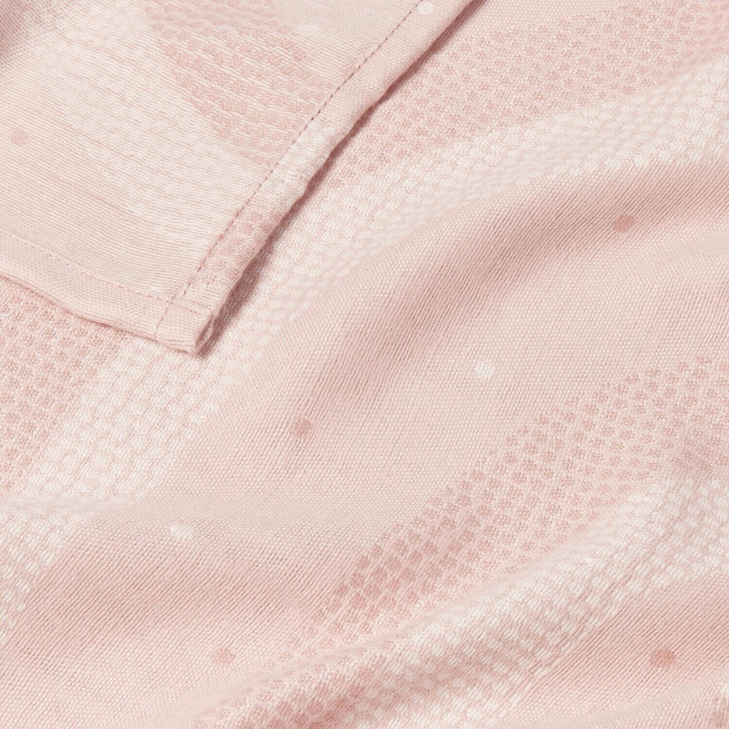 Pink rainbow pattern baby blanket that can be personalised