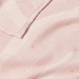 Pink rainbow pattern baby blanket that can be personalised