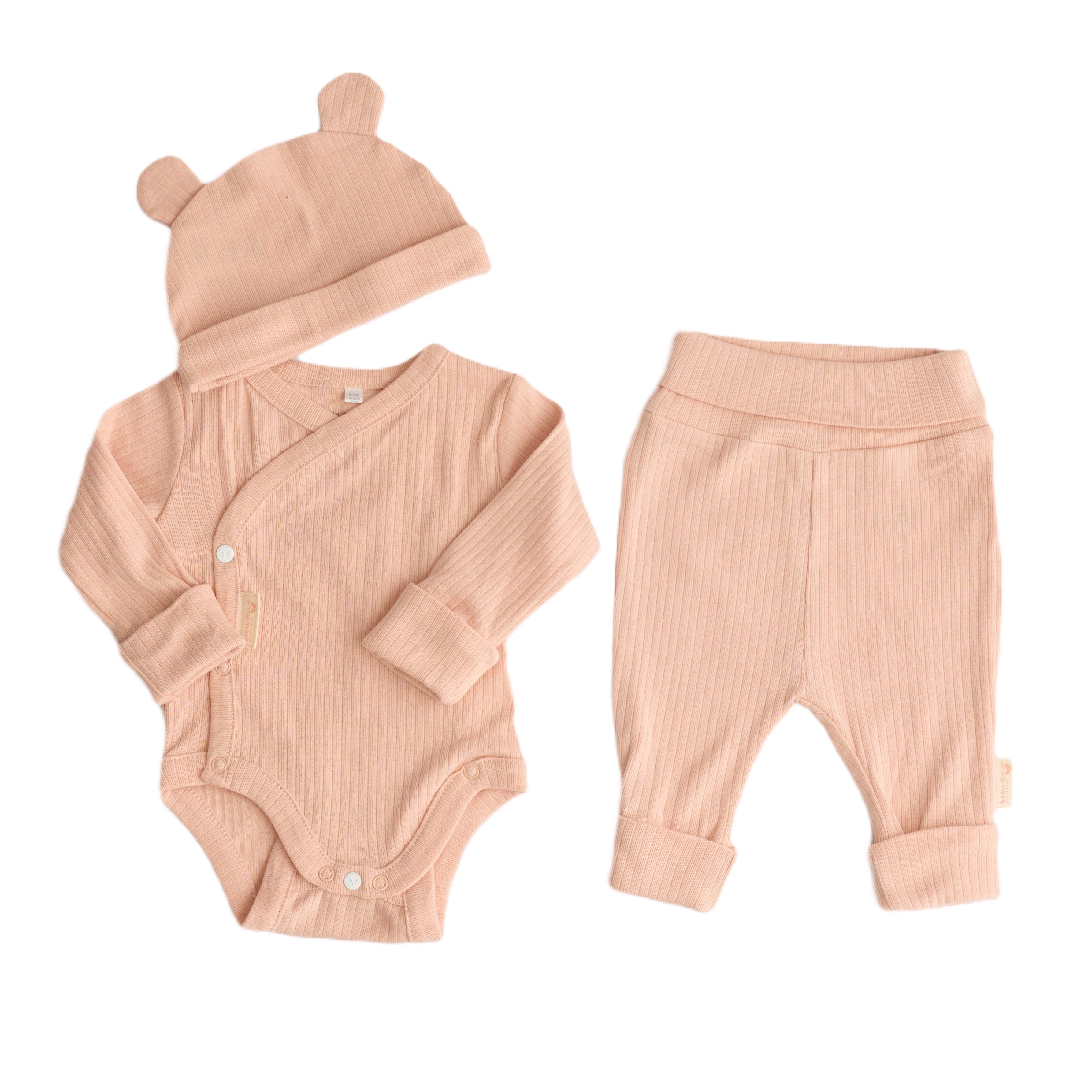 pinky orange baby girls outfit