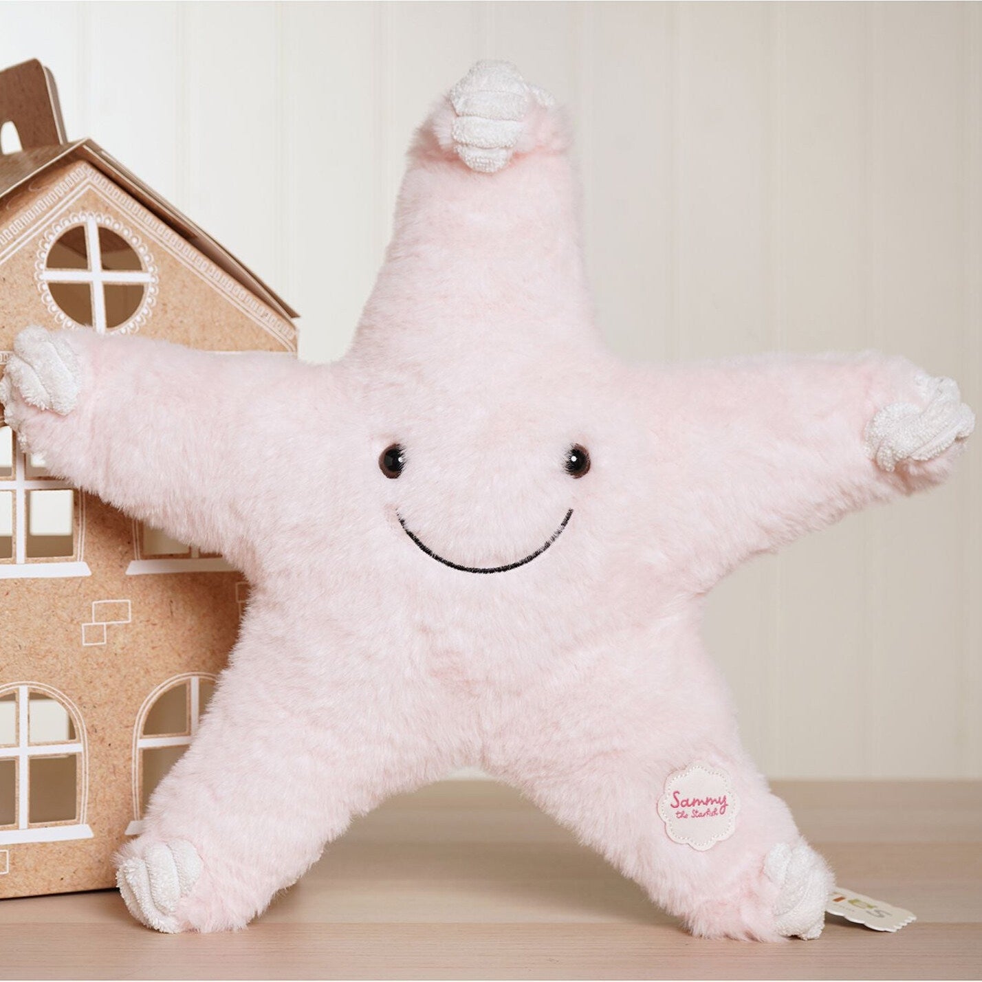 Pink Plush Starfish Toy – 40 cm Baby Soft Toy