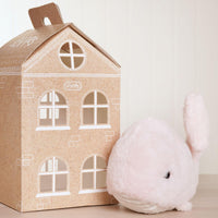 Pink Plush Whale Toy – 28 cm Baby Soft Toy