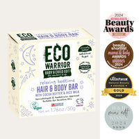 Eco Warrior Baby Edit Relaxing Bedtime Hair & Body Bar 50g Mum & Baby Bath & Body.