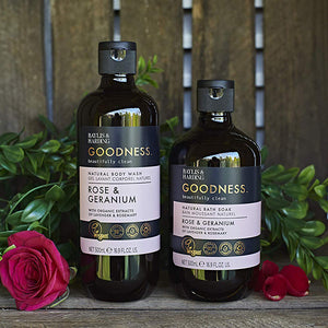 Natural Vegan Body Wash – Rose Geranium 500ml