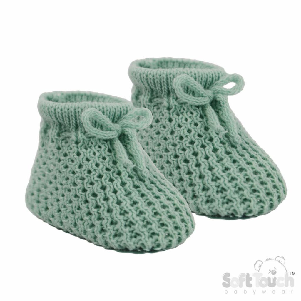 Booties in a Sage Colour Baby Booties