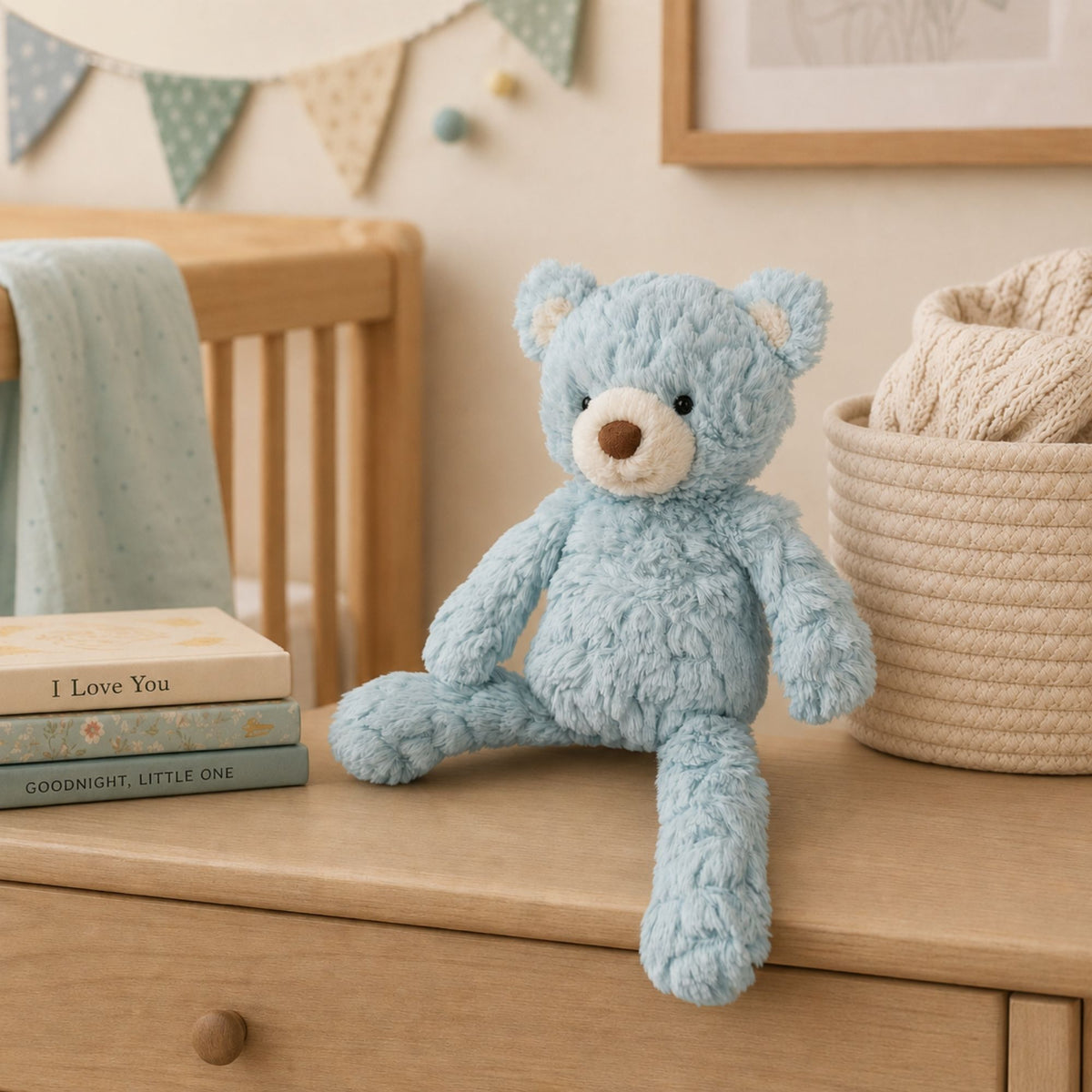 Small Putty Silky Soft Seafoam Bear Teddy Bears.