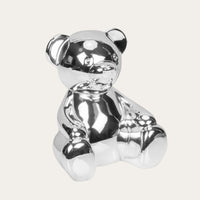 Silver Plated Money Box 'Teddy Bear' Money Box.