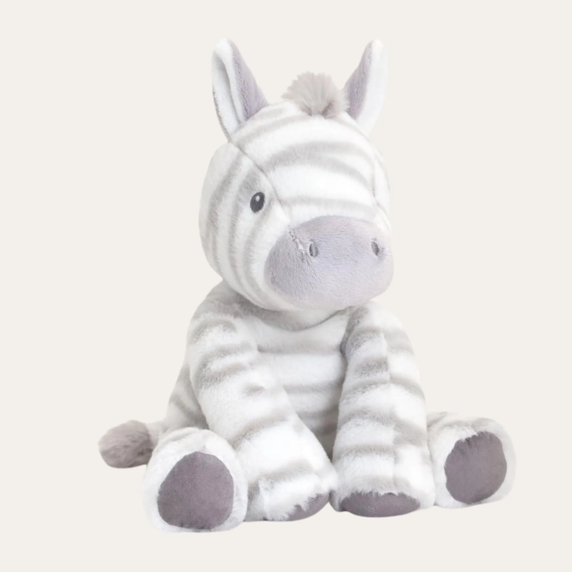 Soft cuddly soft toy zebra 25cm