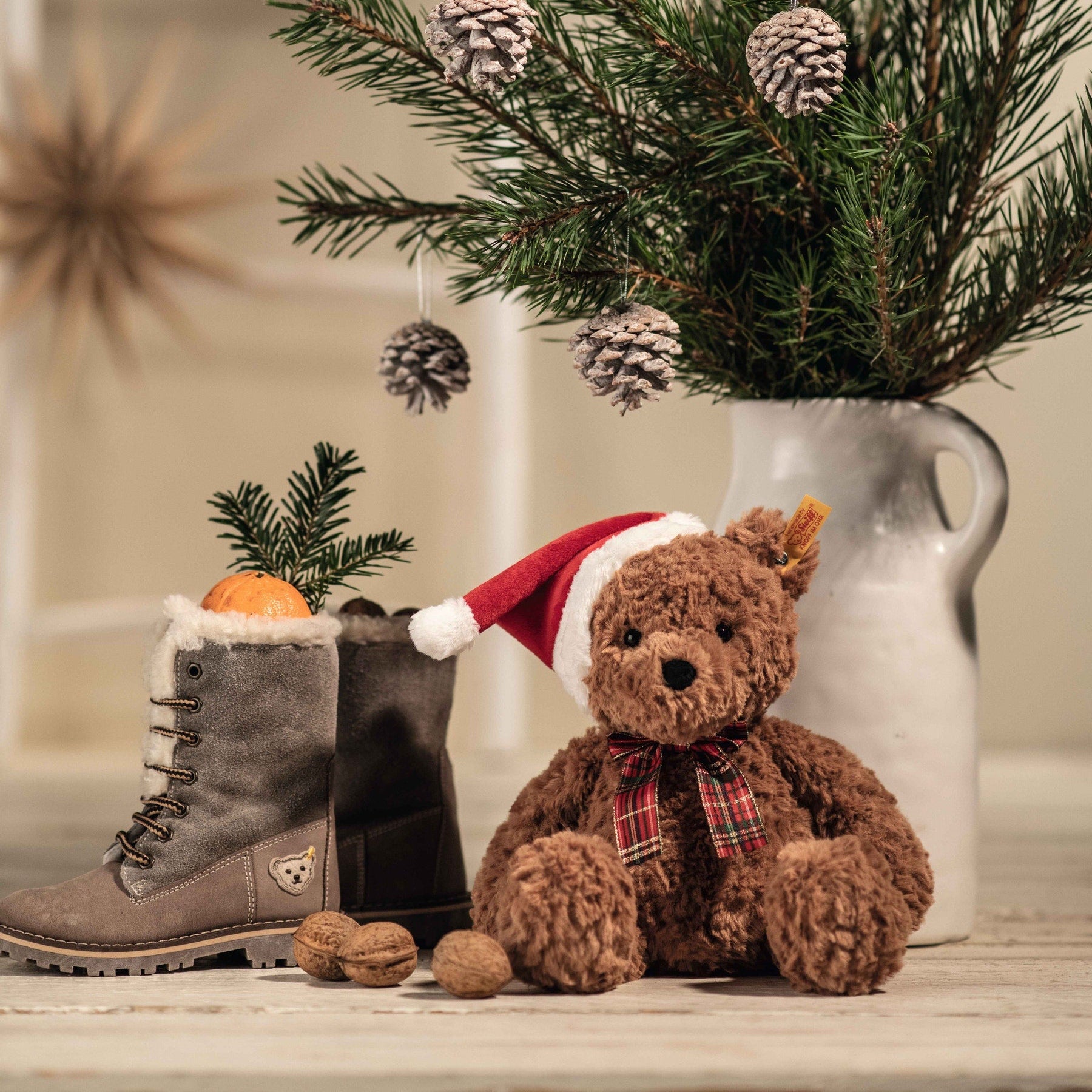 Jimmy Christmas Teddy Bear - Cuddly Teddy Bears - Bumbles & Boo