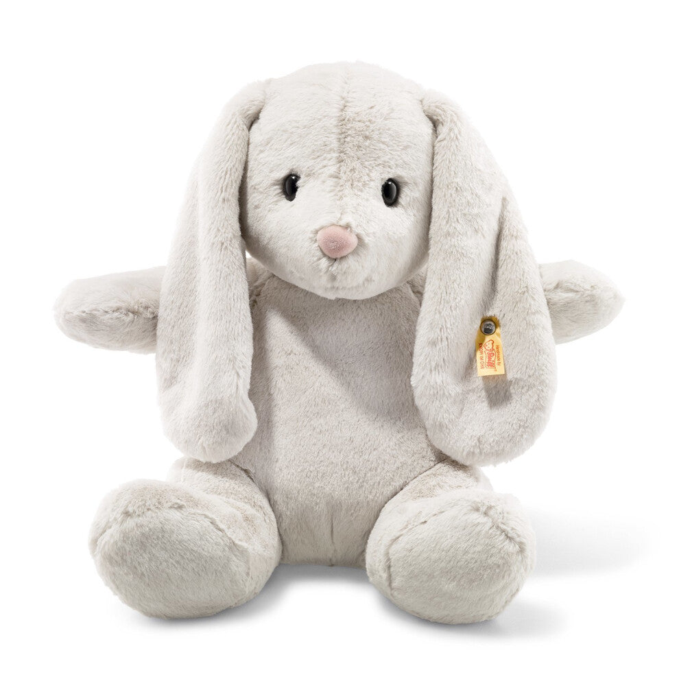 Light grey Steiff rabbit soft toy