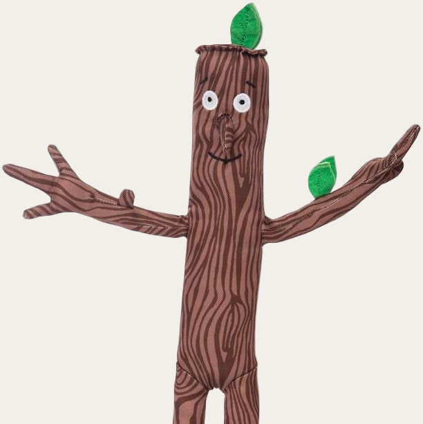 Stick Man cuddly toy inspired by the storybook