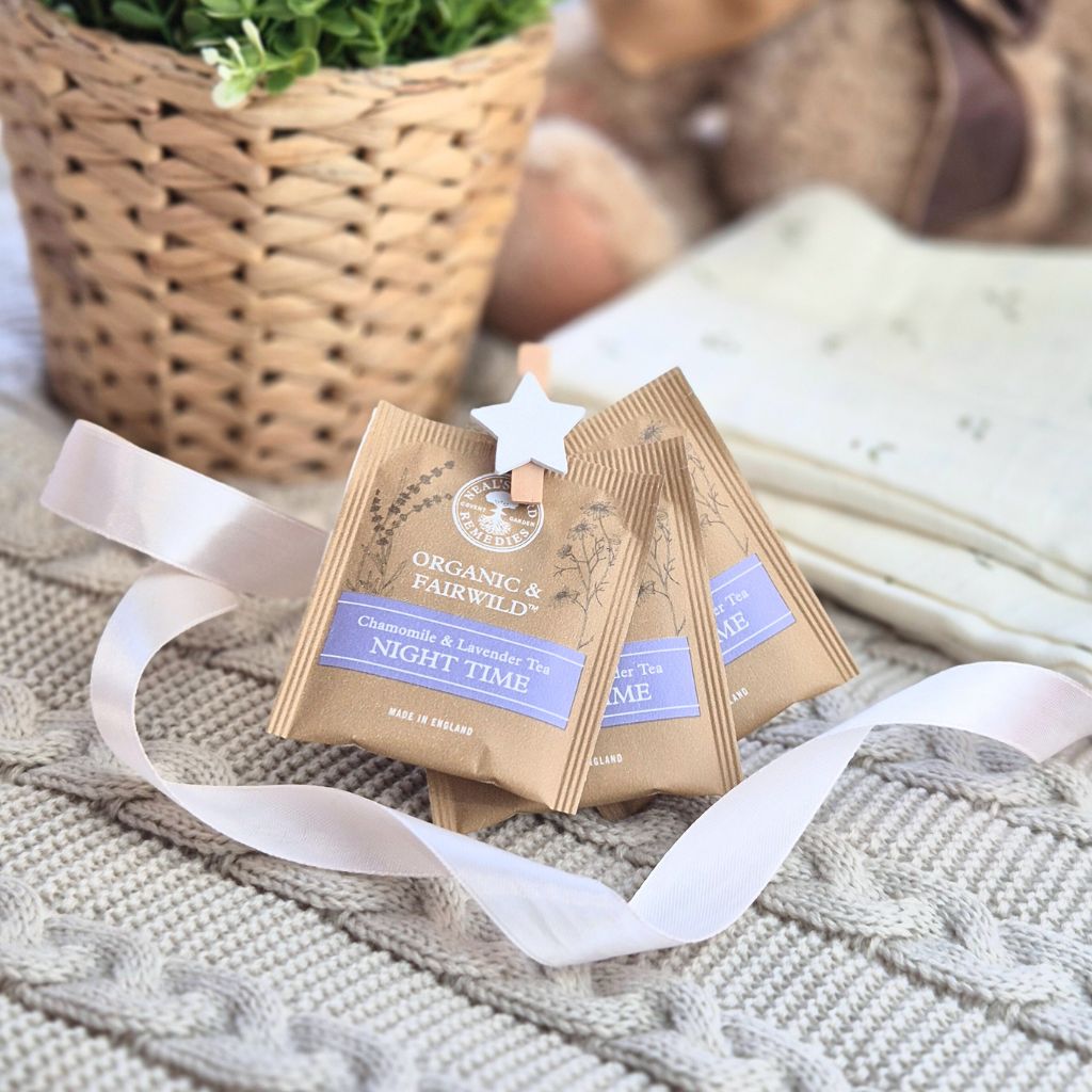 Organic Neal's Yard tea bags for a relaxing cup of tea.