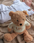Steiff Jimmy teddy bear in personalised jumper