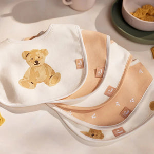 Waterproof Bandana Bibs Teddy Bear Harvest (5pack) Bandana Bib.