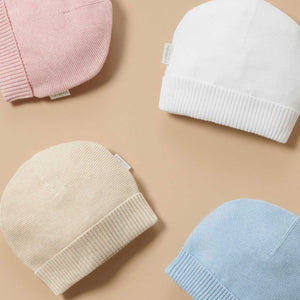 Textured beanie for winter baby boys and girls