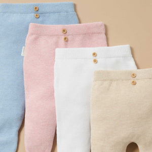 Textured leggings for newborn baby boy