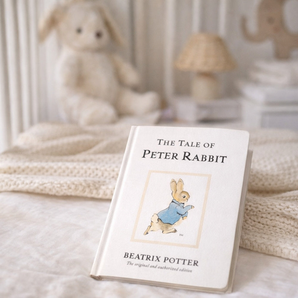 Book titled 'The Tale of Peter Rabbit' by Beatrix Potter story book