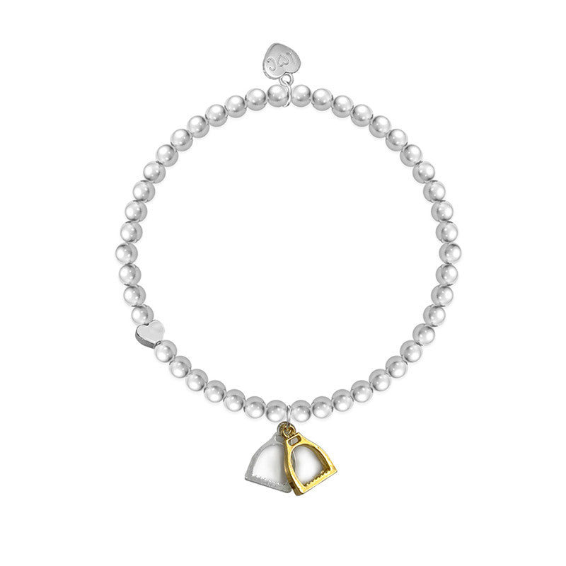 Jewellery &#39;Life Is Better at The Stables&#39; Stirrups Bracelet