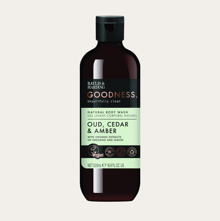 Natural Plant-Based Body Wash with Organic Extracts