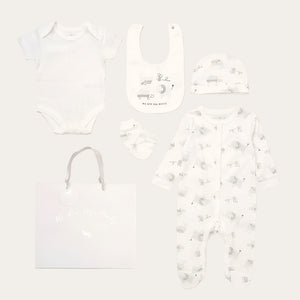 Neutral Baby Clothing Gift Set – We Are The World (5-Piece)