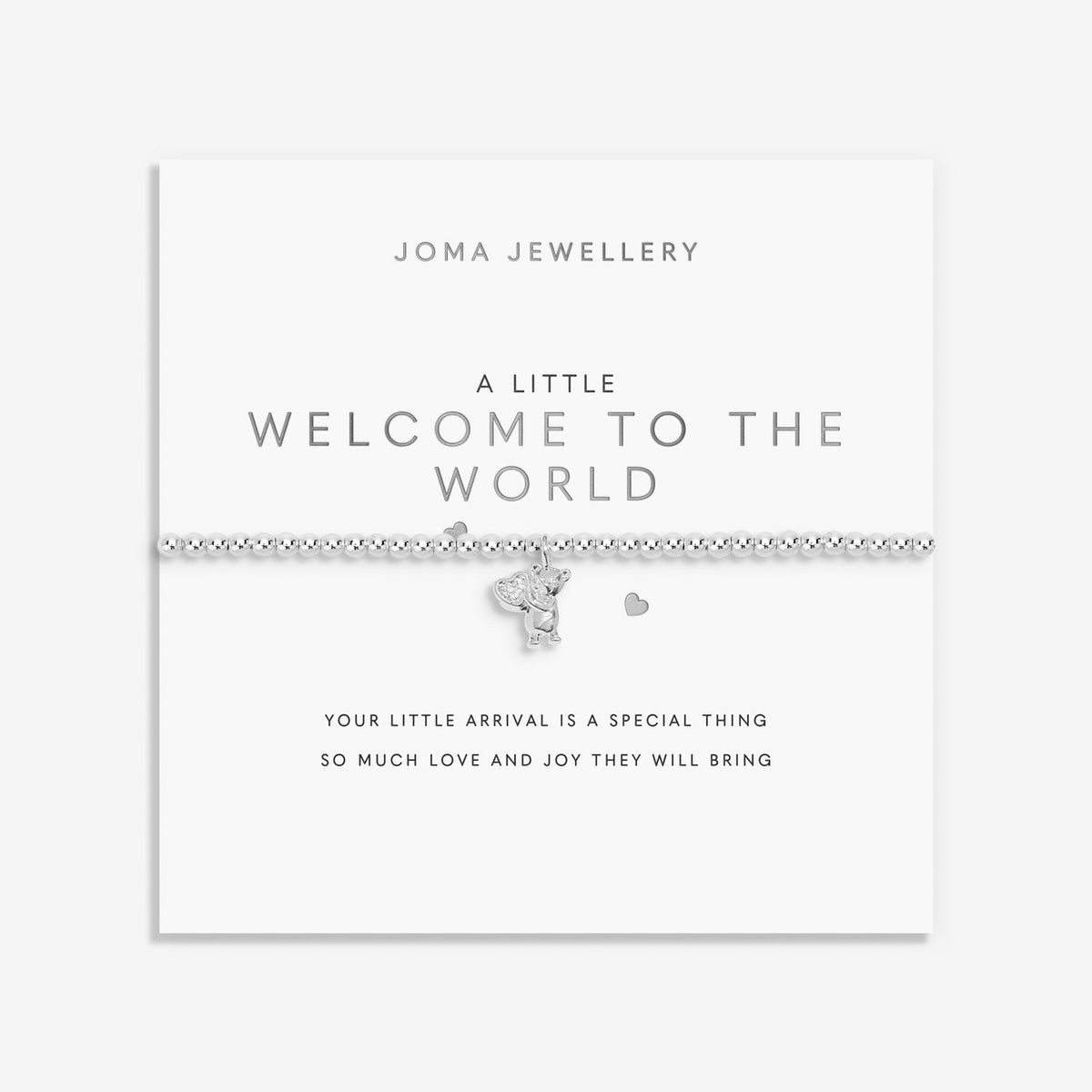Joma Jewellery Welcome To The World 21.5cm bracelet