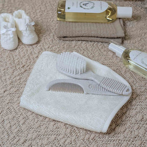White Baby Waffle Face Cloth 100% Cotton | Reversible & Gentle | 30x30cm Baby Bath & Body.