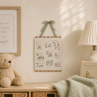 Winnie the pooh number plaque for a baby nursery