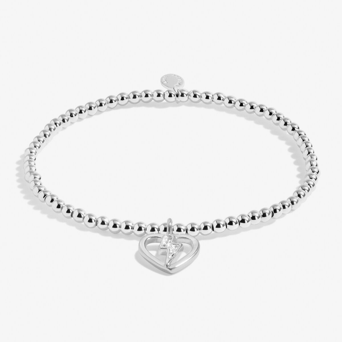Wonder Mum silver bracelet on sentiment card