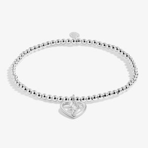 Wonder Mum silver bracelet on sentiment card