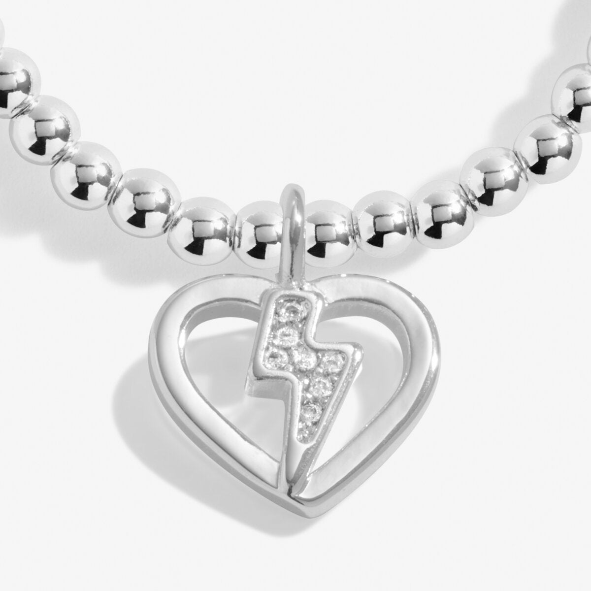 Wonder Mum silver plated sentiment bracelet